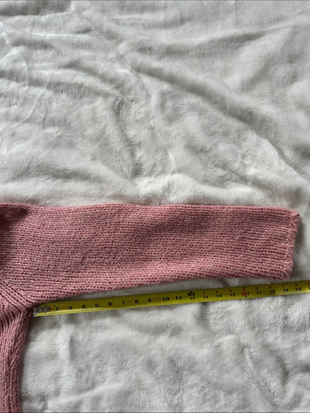 ROOTS Blush Pink Chunky Knit Turtleneck Sweater Oversized Cozy Pullover Sz XL - Picture 9 of 9